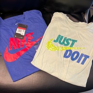 NWT- Men’s NIKE TSHIRTS- (2) SIZE LARGE